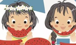 头像漫画吃瓜图片可爱,可爱吃瓜漫画头像，带你感受欢乐时光